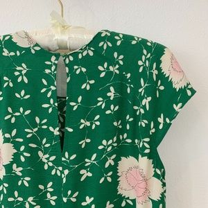 Zara Floral Jacquard Dress